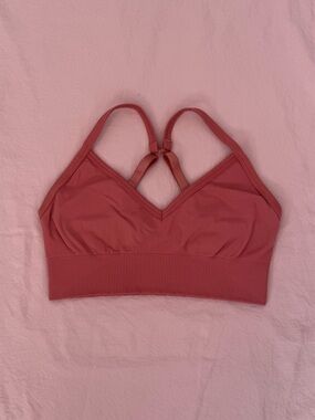 Lululemon Coral/Dusty Rose Sports Bra